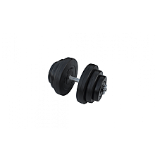 Гантель розбірна композитна RN-Sport 18 кг з хромованим грифом