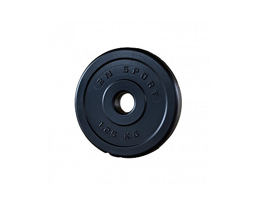 Гантель розбірна композитна RN-Sport 18 кг з хромованим грифом