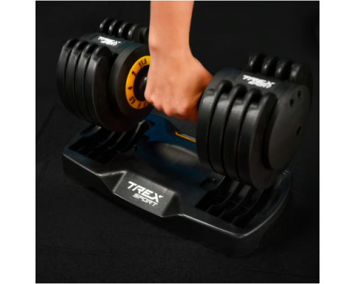 Гантель розбірна Trex Sport 2 - 11,5 кг чорний
