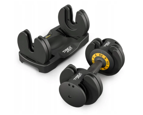 Гантель розбірна Trex Sport 2 - 11,5 кг чорний