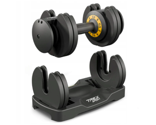 Гантель розбірна Trex Sport 2 - 11,5 кг чорний