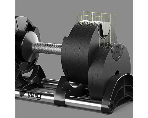 Гантель регульована WCG 24 кг