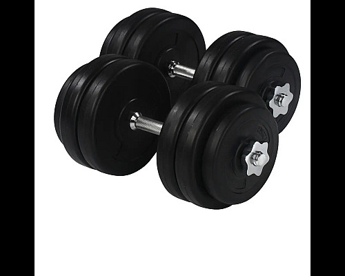 Гантелі розбірні з хромованим грифом WCG 2 х 13 кг