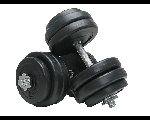 Гантелі розбірні з хромованим грифом WCG 2 х 13 кг