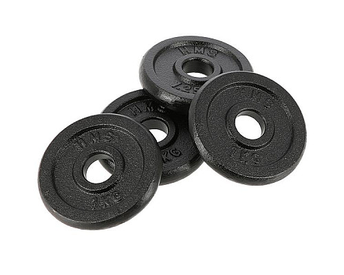 Гантелі розбірні HMS SG02 з перехідником для штанги, 2 х 7 кг