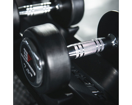 Прогумована гантель 35 кг Bauerfitness AC-12414
