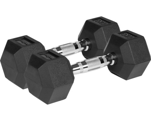 Гантелі шестигранні чавунні REBEL ACTIVE HEX, 2 х 4 кг Гантелі шестигранні чавунні REBEL ACTIVE HEX, 2 х 4 кг