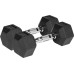 Гантелі шестигранні чавунні REBEL ACTIVE HEX, 2 х 4 кг