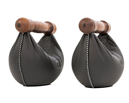 Гантелі NOHRD SwingBell Чорний Горіх 2 х 8 кг