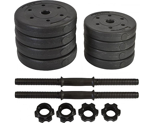 Гантелі розбірні  бітумні Eb Fit B/Box 2 х 8 кг