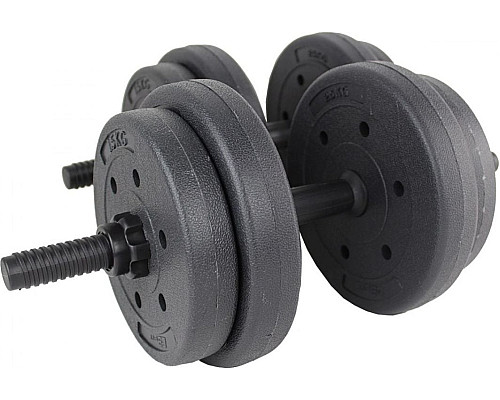 Гантелі розбірні  бітумні Eb Fit B/Box 2 х 8 кг