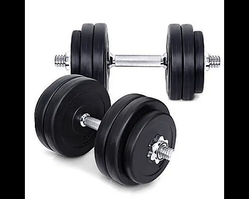 Гантелі  розбірні з хромованим грифом WCG  2 х 15 кг