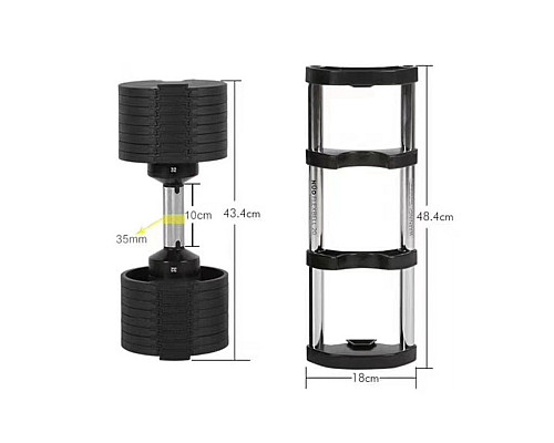 Гантель розбірна MASTER Spin 32 кг