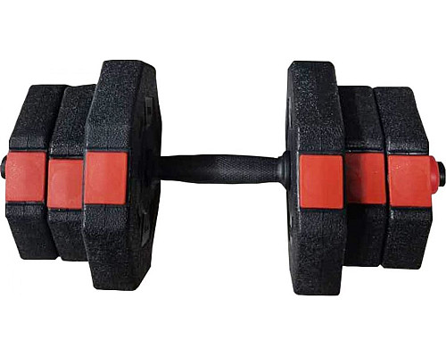Гантелі розбірні Eb Fit з перехідником для штанги 2 х 10 кг