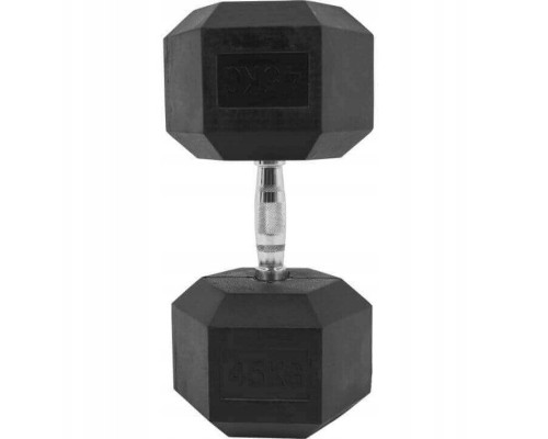 Гантель шестигранна Gorilla Sports Hex 45 кг