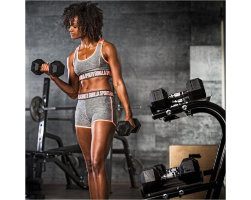 Гантель шестигранна Gorilla Sports Hex 27,5 кг