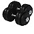 Гантелі розбірні WCG 2 х 18 кг  з хромованим грифом