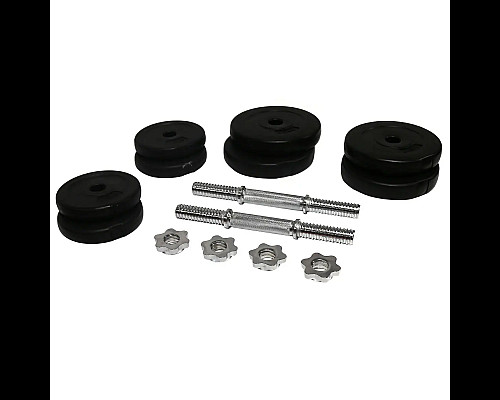 Гантелі розбірні з хромованим грифом WCG 2 х 18 кг