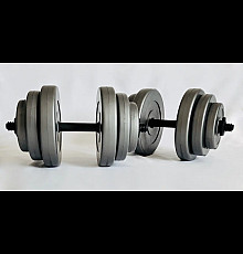 Гантелі розбірні WCG 2 х 18кг сірі