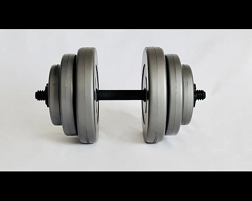 Гантелі розбірні WCG 2 х 18кг сірі