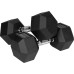 Гантелі шестигранні чавунні REBEL ACTIVE HEX, 2 х 15 кг