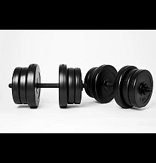 Гантелі розбірні WCG 2 х 20 кг чорні