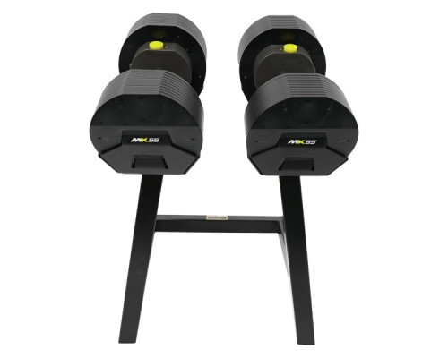Стійка з гантелями MX SELECT MX55 2 х 24,9, чорна