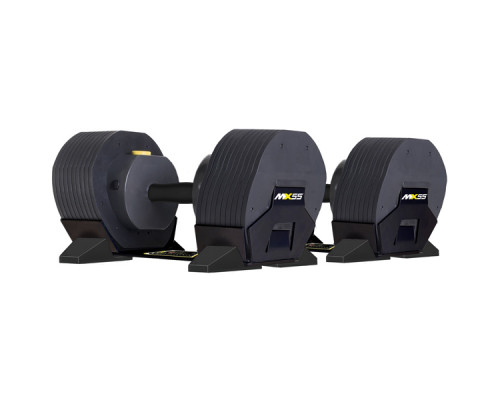 Стійка з гантелями MX SELECT MX55 2 х 24,9, чорна