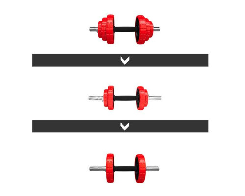 SGGX20 DUMBBELL SET-BARBELL 20KG HMS