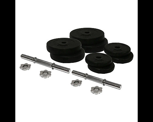 Гантелі розбірні з хромованим грифом WCG 2 х 20 кг