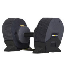 Гантелі набірні MX SELECT MX55 2 х 24,9 кг, чорні