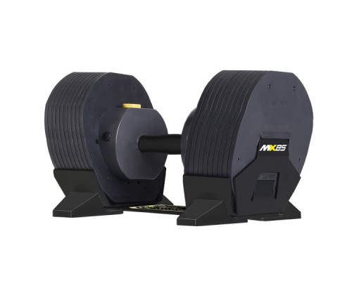Гантелі набірні MX SELECT MX55 2 х 24,9 кг, чорні