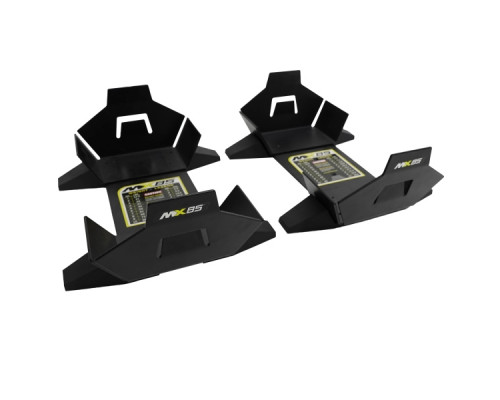 Гантелі набірні MX SELECT MX55 2 х 24,9 кг, чорні