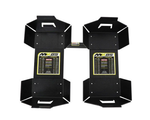 Гантелі набірні MX SELECT MX55 2 х 24,9 кг, чорні