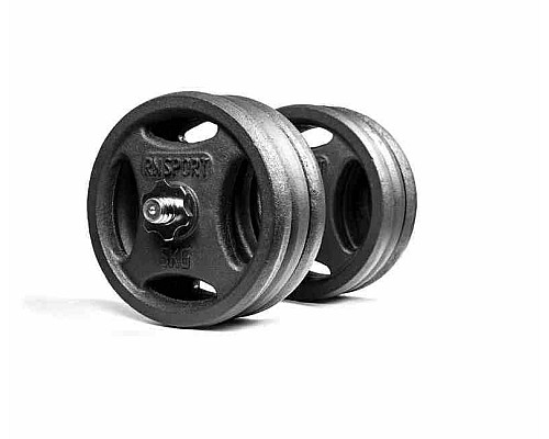Гантель розбірна металева RN-Sport RN_QTR31, 31 кг