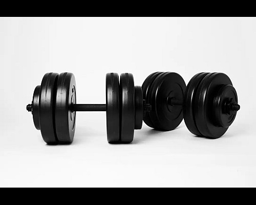 Гантелі розбірні WCG 2 х 23 кг чорні