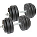 Гантелі розбірні з хромованим грифом WCG 2 х 23 кг