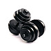 Гантелі розбірні сталеві Elitum, 2 x 18,5 кг