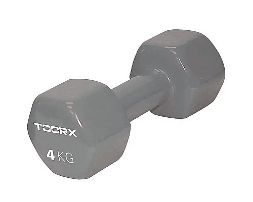 Гантель для фітнесу Toorx Vinyl 4 кг (MV-4)