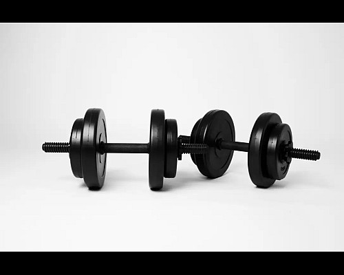 Гантелі розбірні WCG 2 х 8 кг чорні