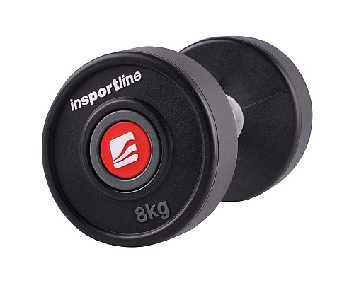 Гантель сталева inSPORTline Profi, 8 кг
