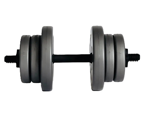 Гантель розбірна WCG  10 кг сіра