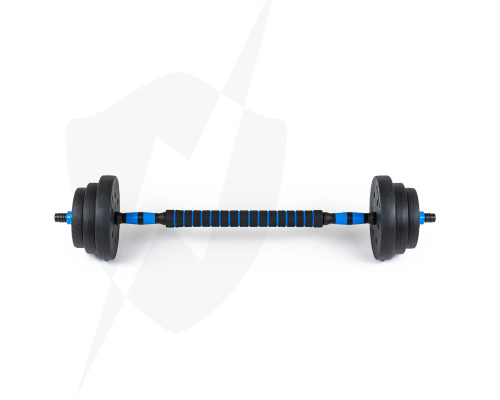 Гантелі розбірні бітумні THUNDER GYM-02 зі з'єднувачем для штанги, 2 x 10 кг Гантелі розбірні бітумні THUNDER GYM-02 зі з'єднувачем для штанги, 2 x 10 кг