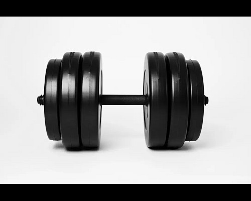 Гантель розбірна WCG 13 кг чорна