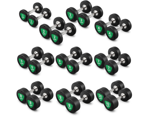 Гантелі прогумовані UpForm UFD-SET-110 2 х 1-10 кг