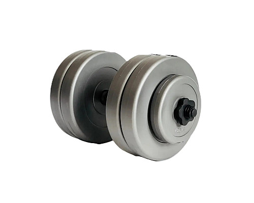 Гантель  розбірна WCG 13 кг сіра