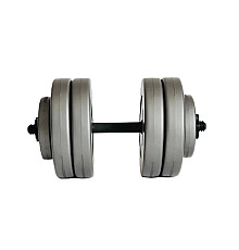 Гантель  розбірна WCG 13 кг сіра
