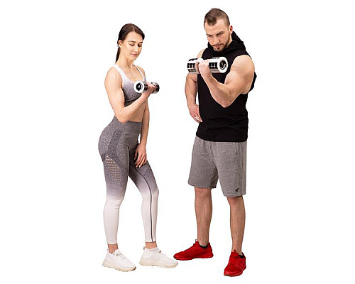 Гантелі сталеві HMS CHD04, 2 х 4 кг