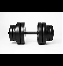 Гантель розбірна WCG  15 кг чорна