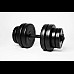 Гантель розбірна WCG  15 кг чорна